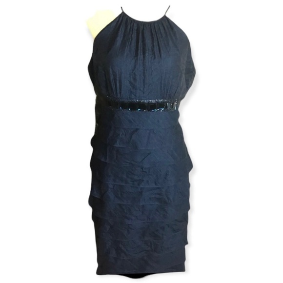 Adrianna Papell Dresses & Skirts - Adrianna Papelle Shimmering Blue Dress. SZ 14 💙